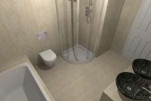Virtual World Bathrooms